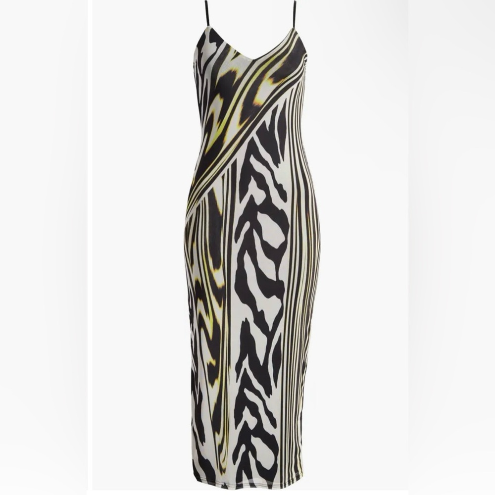 AFRM Amina Mesh Midi Slipdress - Picture 5 of 10